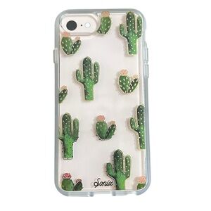 Sonix Clear Coat Series Prickly Pear Cactus  Design iPhone SE, 8, 7, and 6 Case